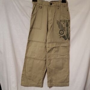 Kids' Casual Tan Cargo Pants